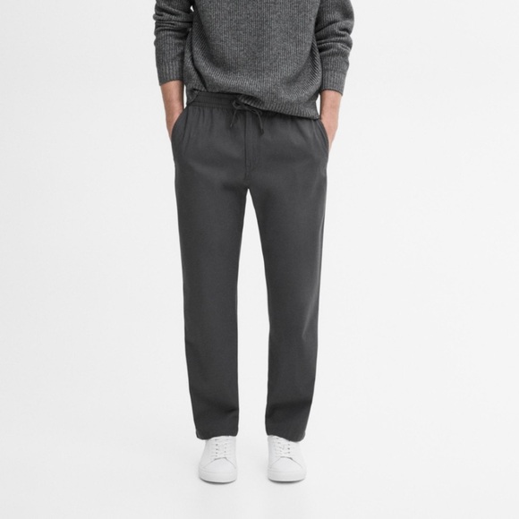 Massimo Dutti Jogger trousers with Elastic Cuffs - Picture 1 of 9
